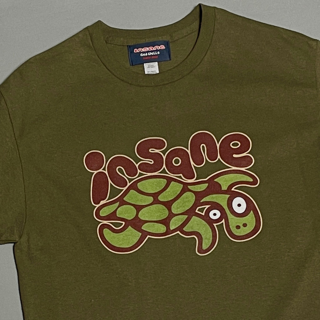 Insane Turtle Military T Shirt