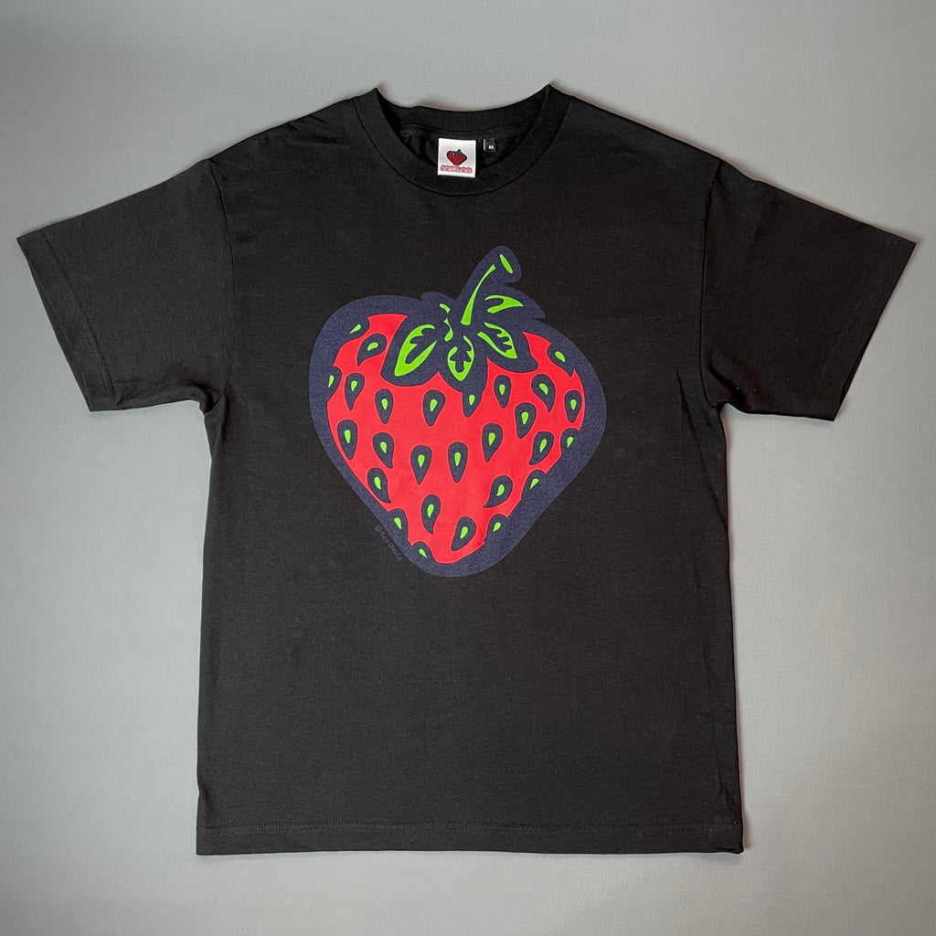 Insane Strawberry Edition Black T-Shirt