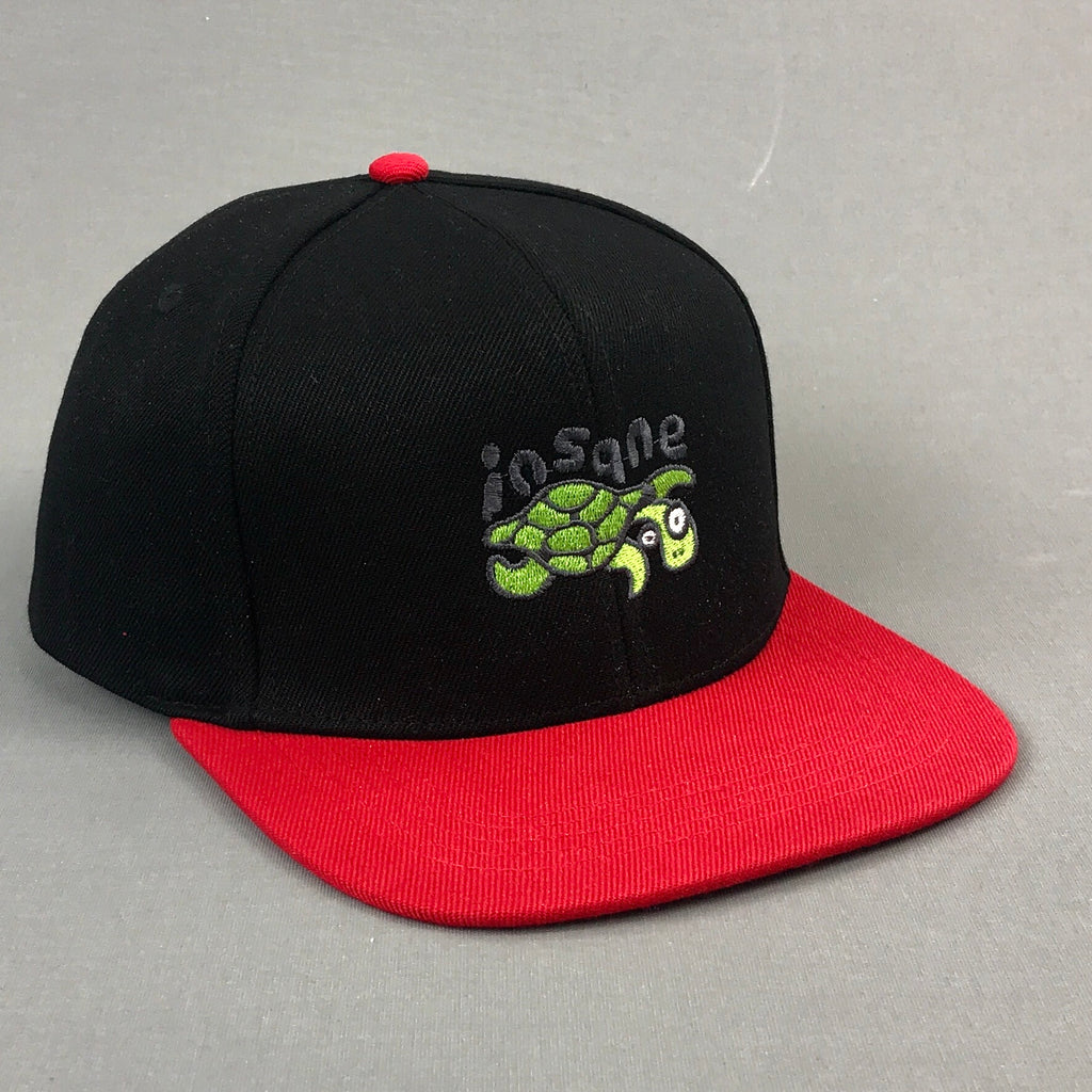 Insane Turtle Black and Red SnapBack Cap