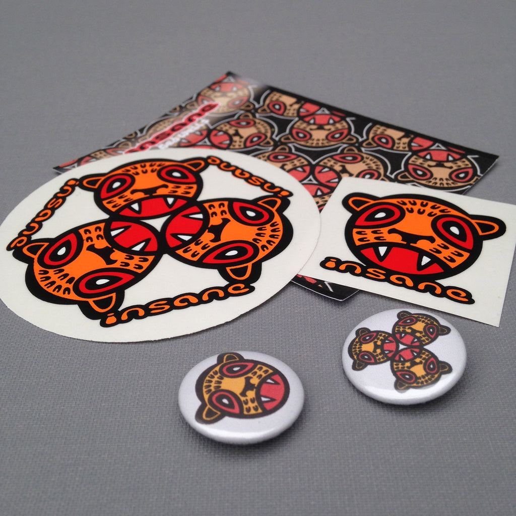 Leopard Cub Sticker and badge pack