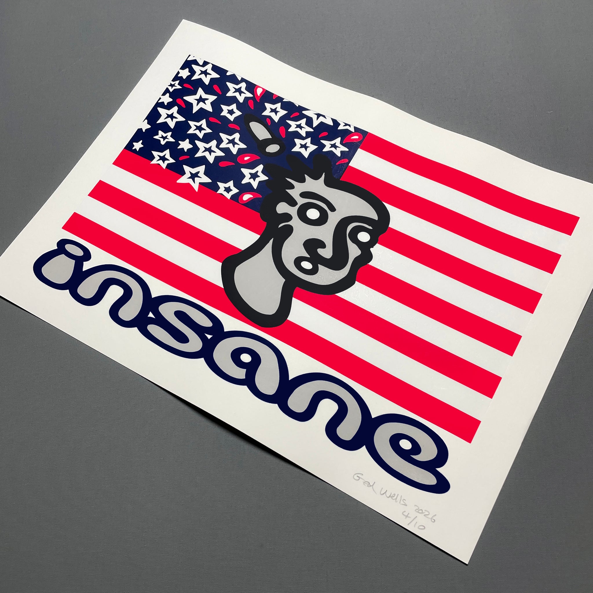 Spaced Race A3 art print – Insane Emporium