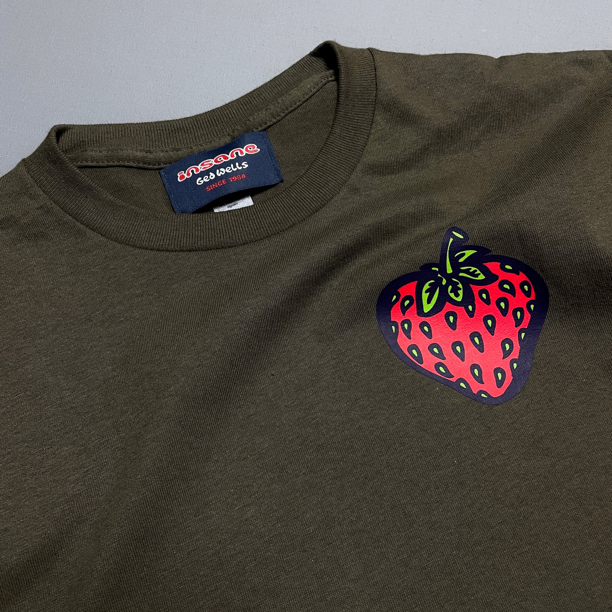 Insane Strawberry Edition Heather Grey T-Shirt – Insane Emporium