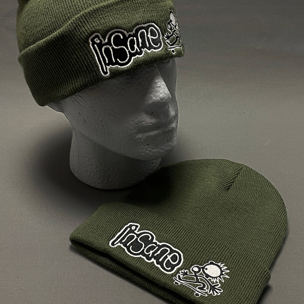 Insane Skate Man Military Beanie