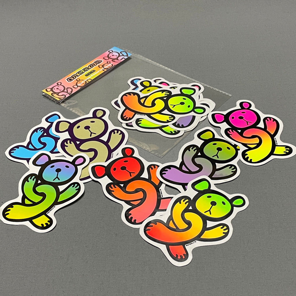 Tinted Teddies Sticker Pack