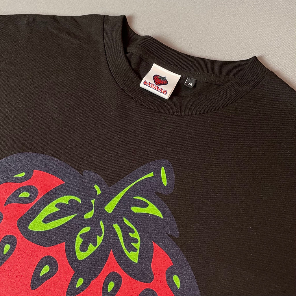 Insane Strawberry Edition Black T-Shirt