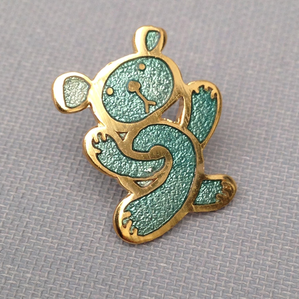 Insane Twisted Teddy Enamel Badge