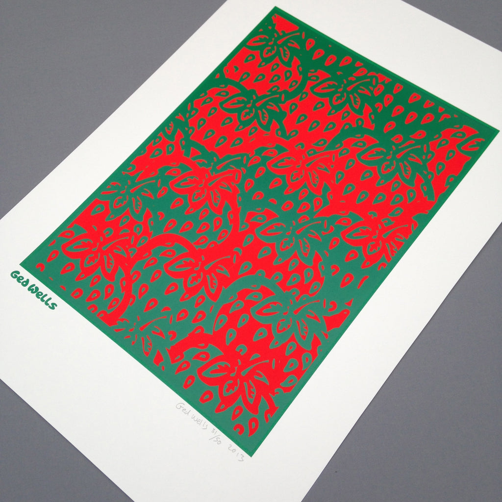 Insane Strawberry Vibrations Screen Print