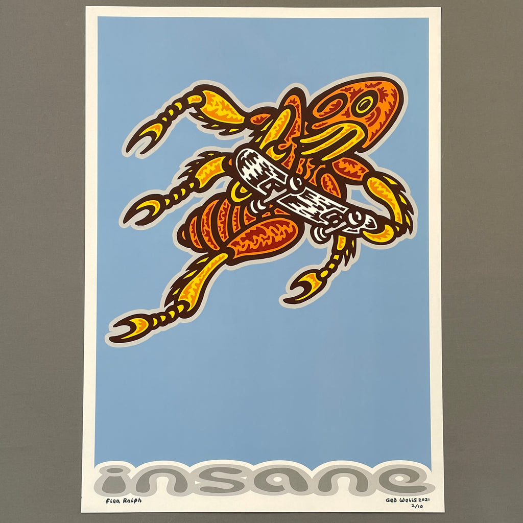 Insane Flea Ralph A2 Giclée Print