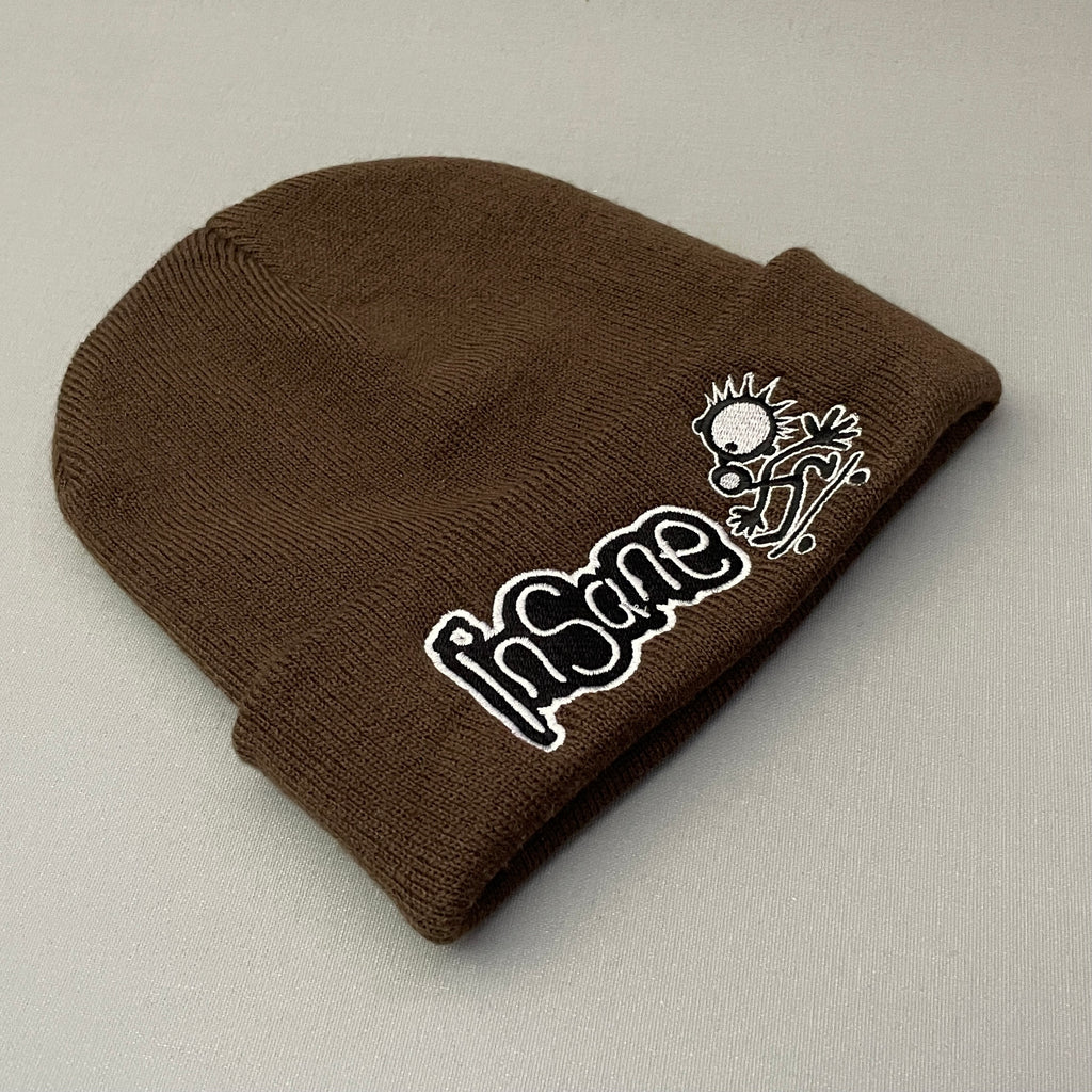 Insane Skate Man Chocolate Beanie