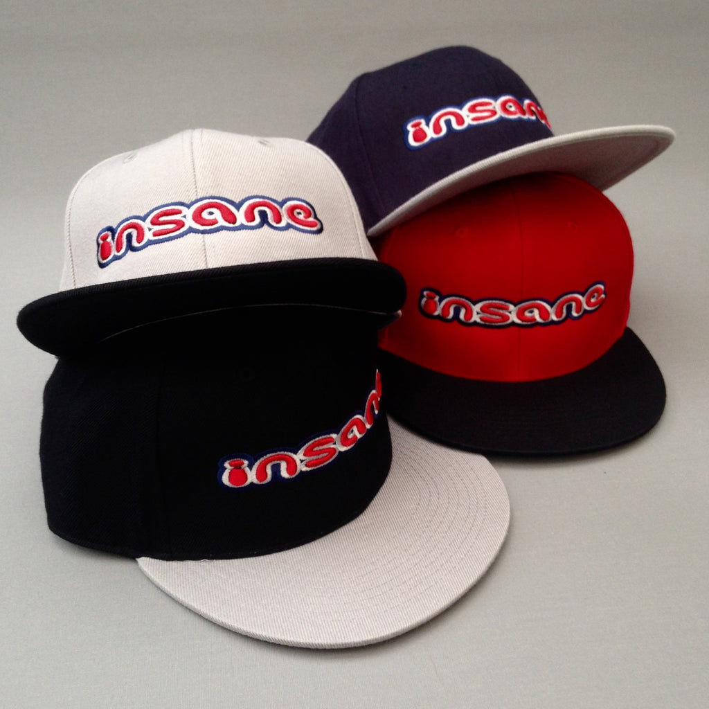 3D Insane Logo Snapback Caps