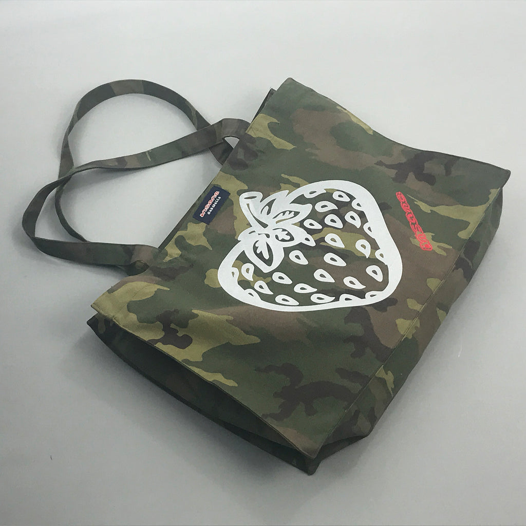 Insane Strawberry Camo Canvas Shopper