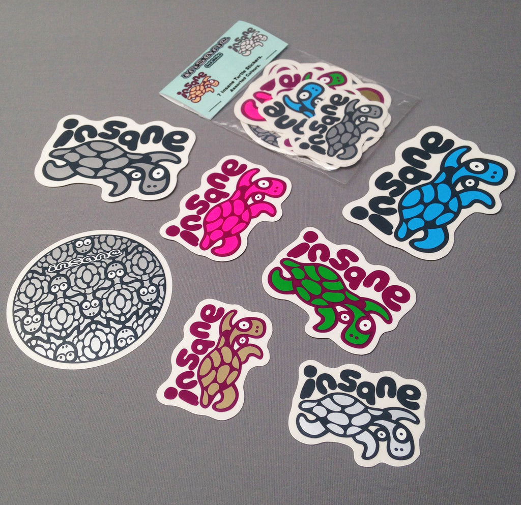 Insane Turtle Sticker Pack
