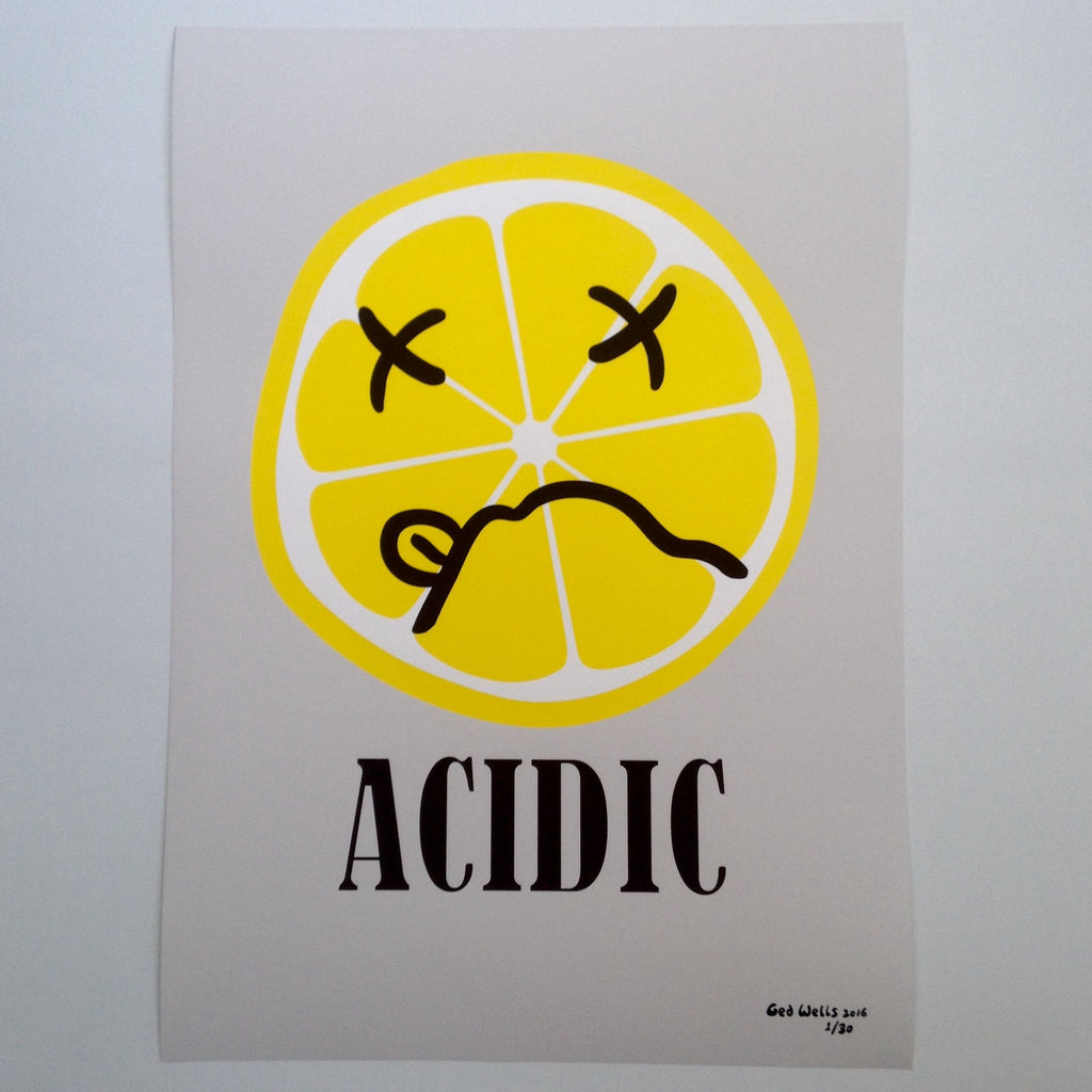 Acidic Lemon Giclée Print
