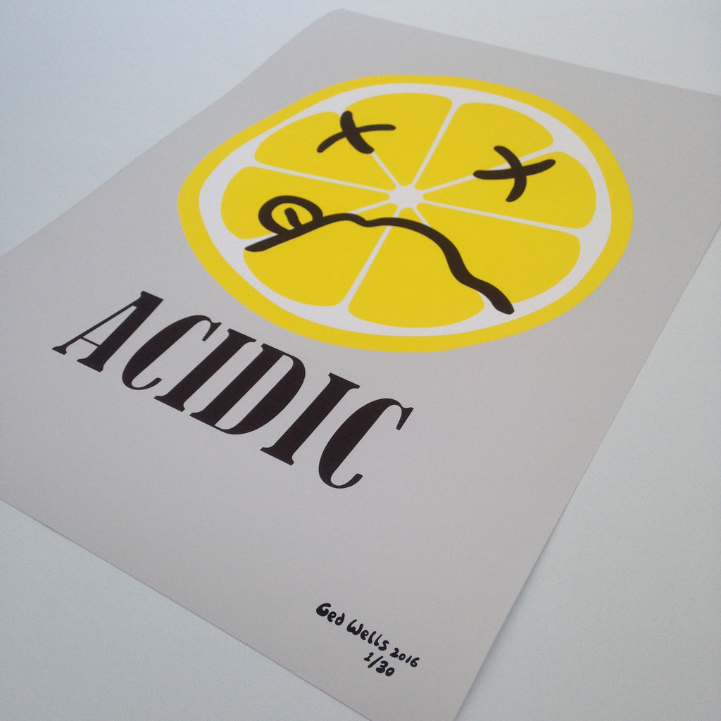 Acidic Lemon Giclée Print