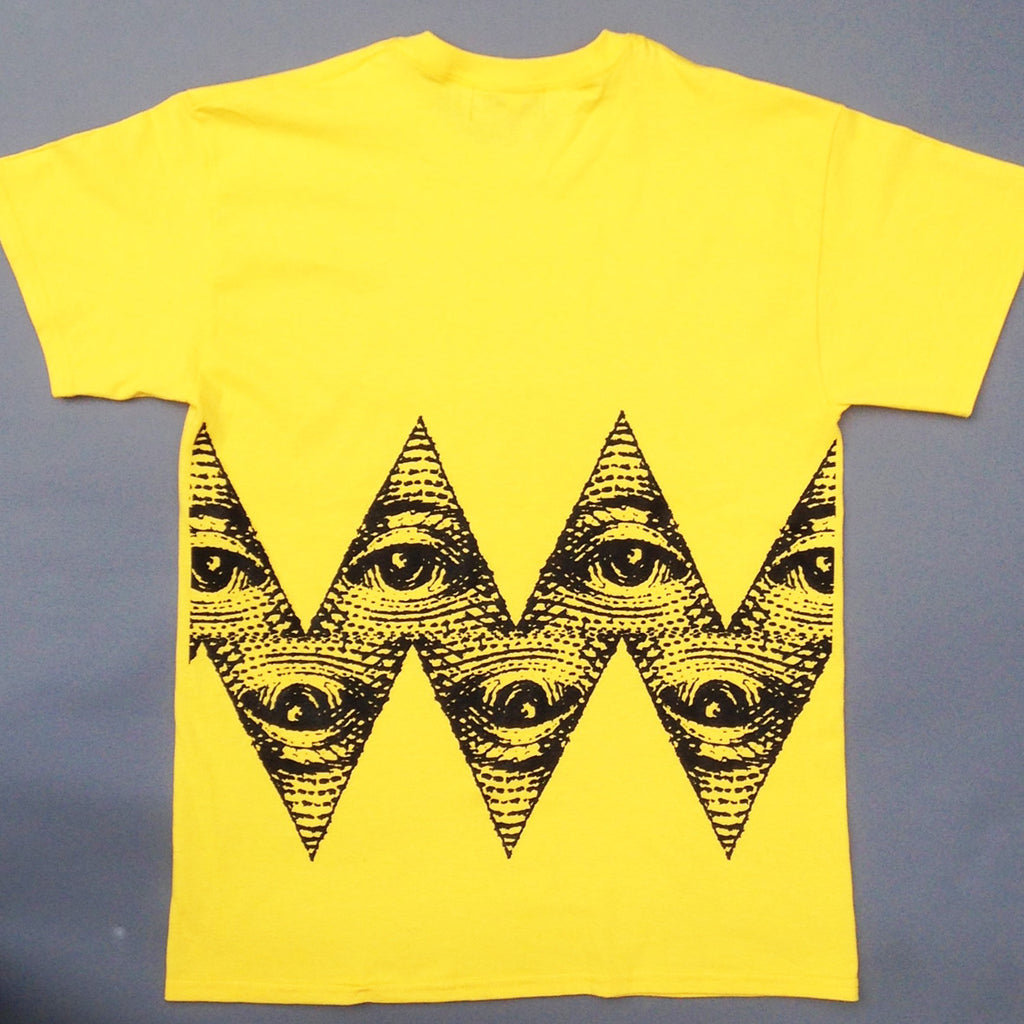 All Seeing Charlie Brown Yellow T-Shirt