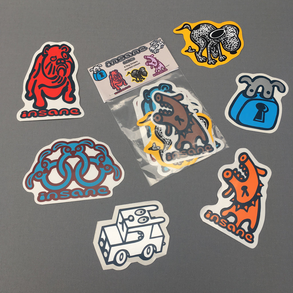 Insane Dogs Sticker Pack