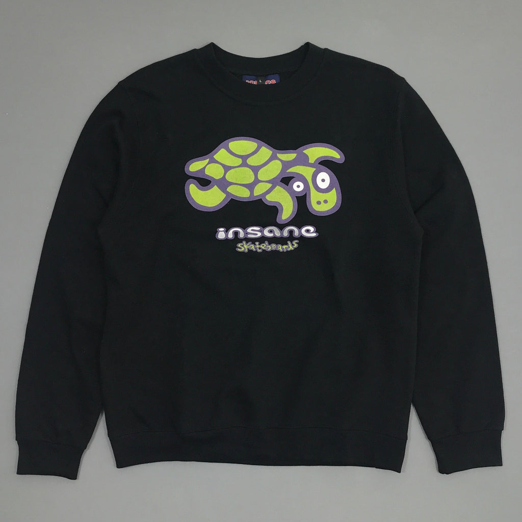 Insane Turtle Black Crew Sweat