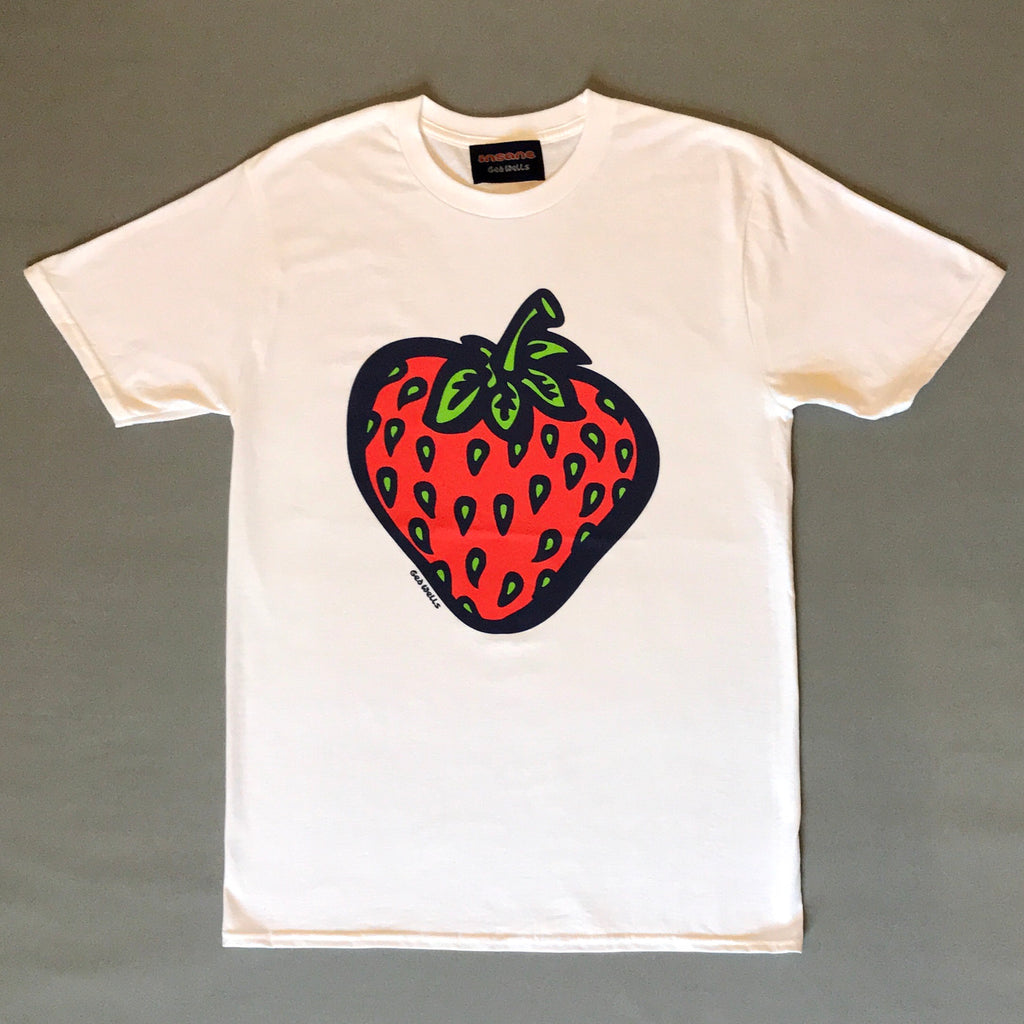 Insane Strawberry White T-Shirt