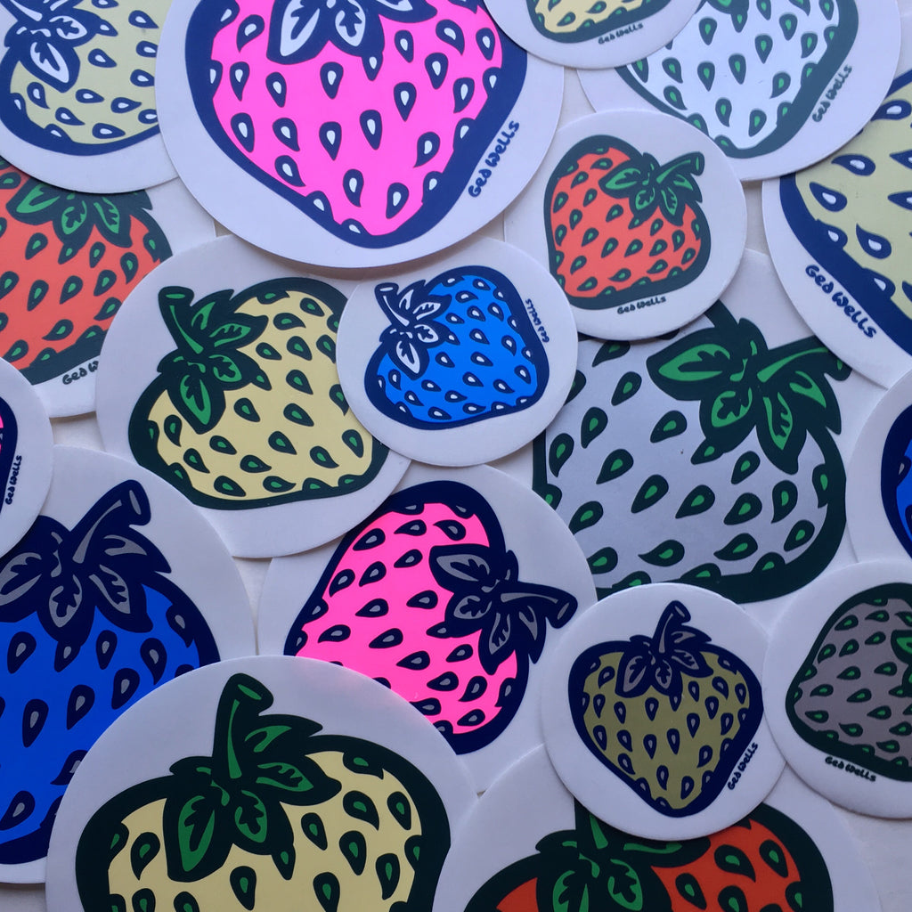 Insane Strawberry Variety Sticker Pack