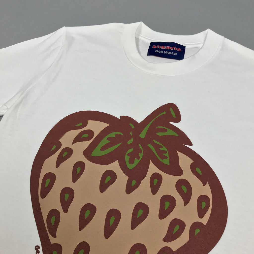 Insane Strawberry Field Camo White T-Shirt