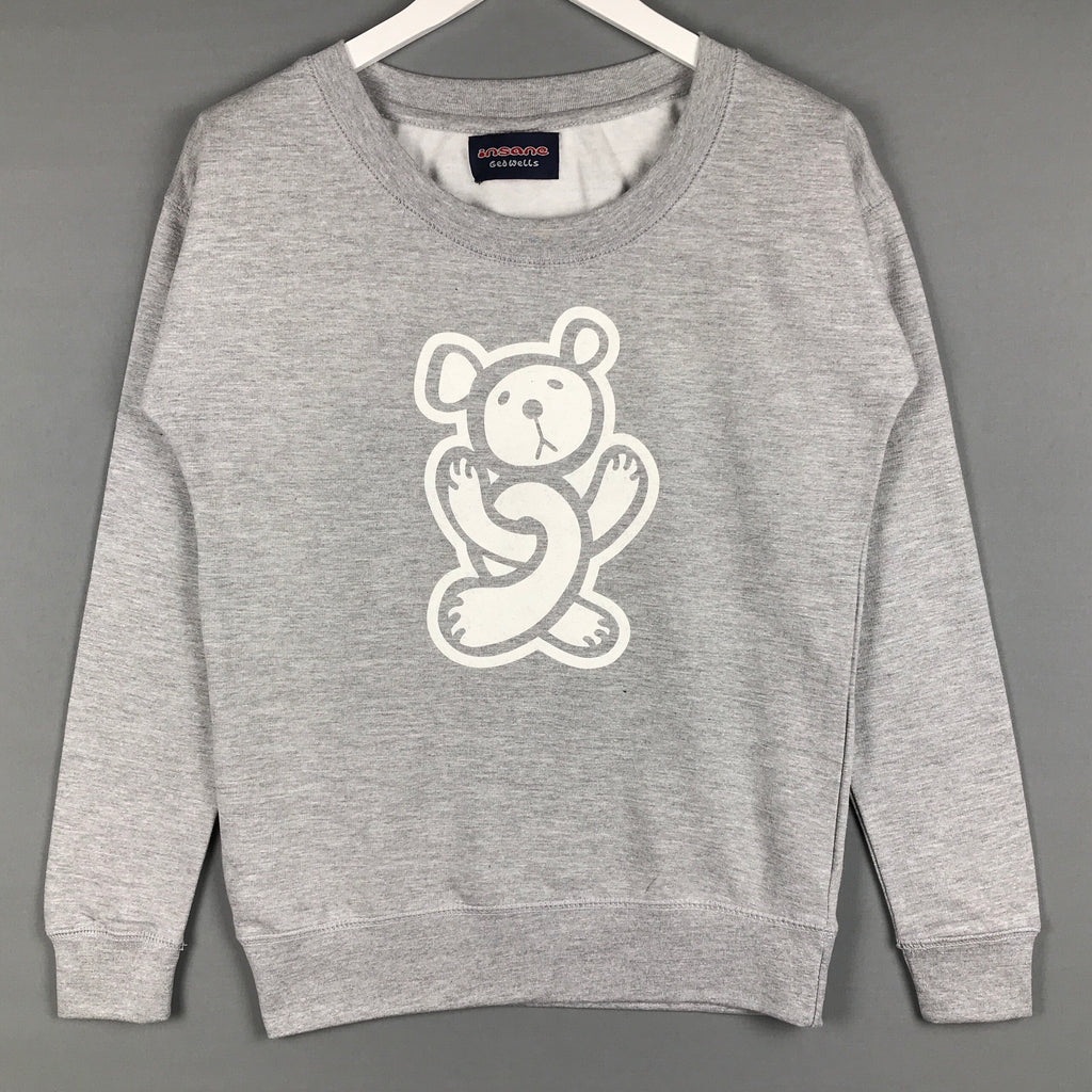 Insane Women's Twisted Teddy Grey Crew Sweatshirt