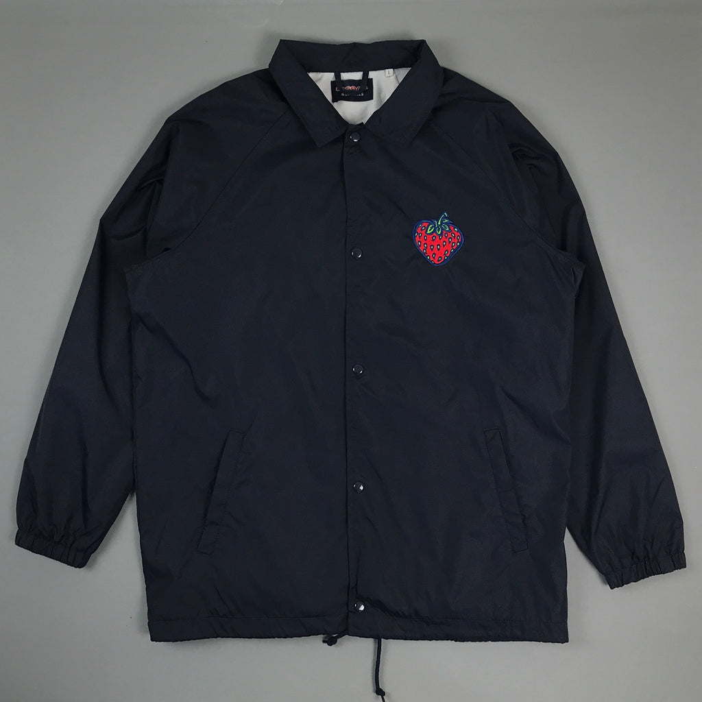 Insane Strawberry Navy Coach Jacket