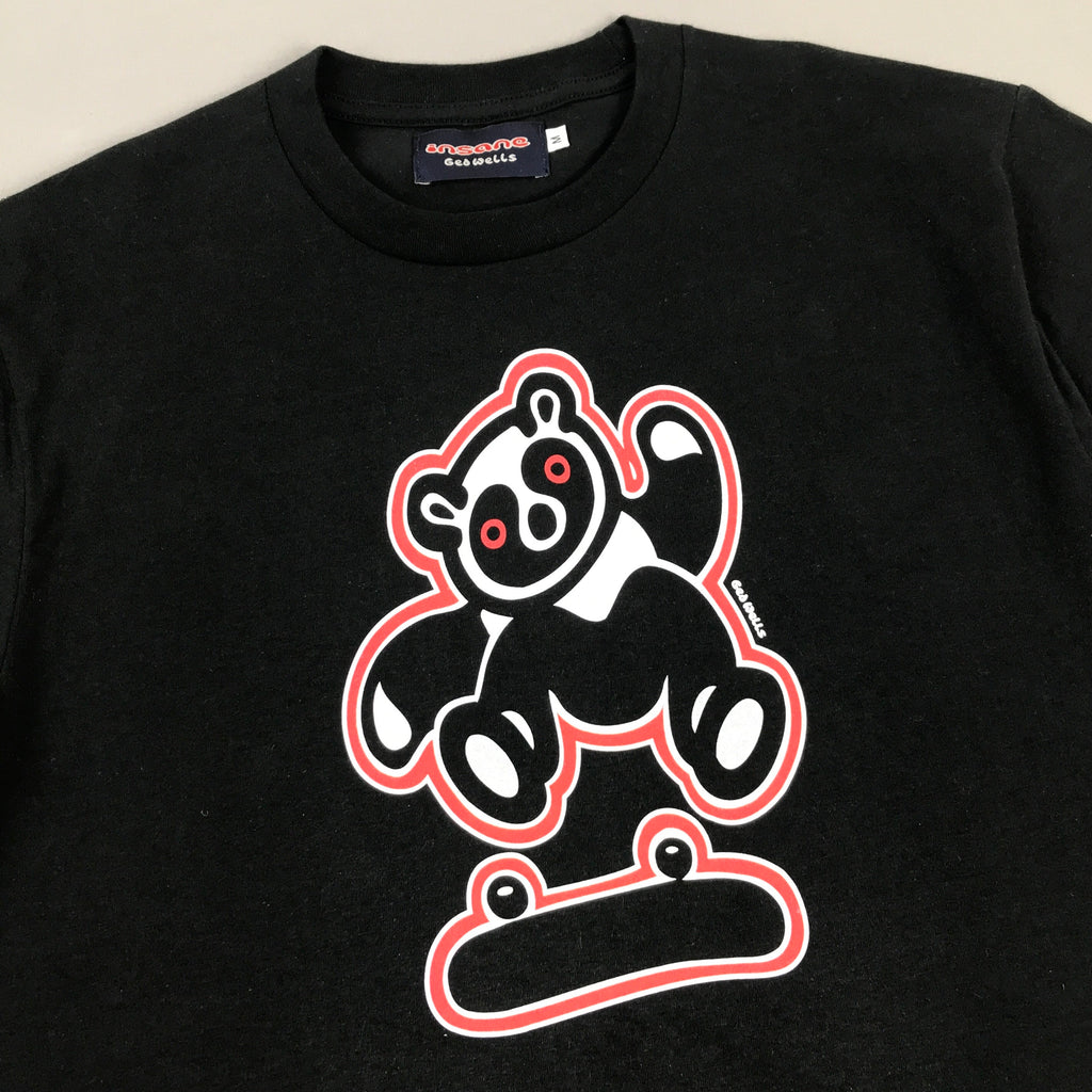 Insane Panda Black T-Shirt