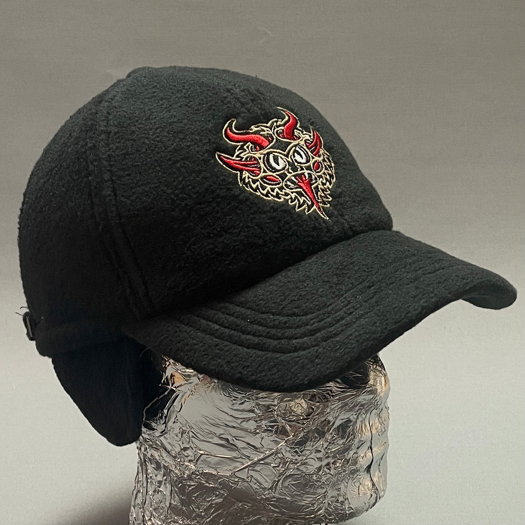 Insane Krampus Black Fleece Cap