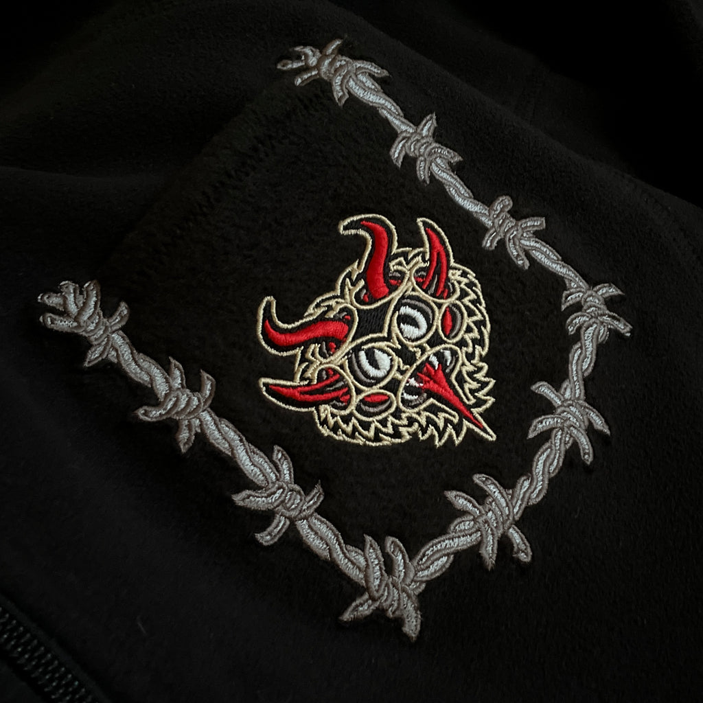 Insane Krampus Fleece Jacket