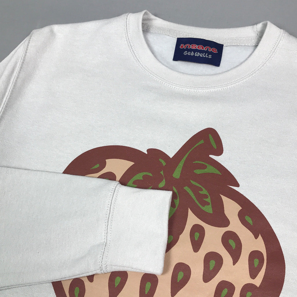 Insane Strawberry Field Camo Grey Crew Sweat.