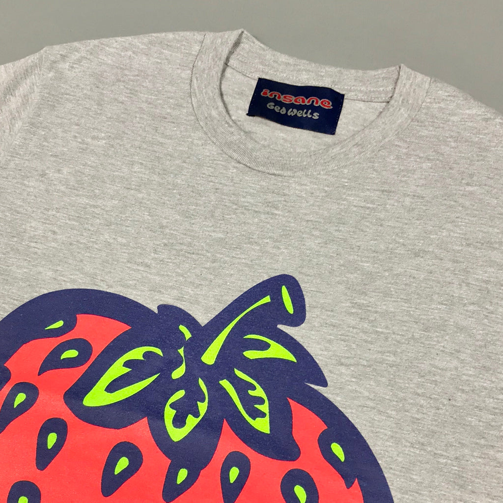 Insane Strawberry Grey T-Shirt