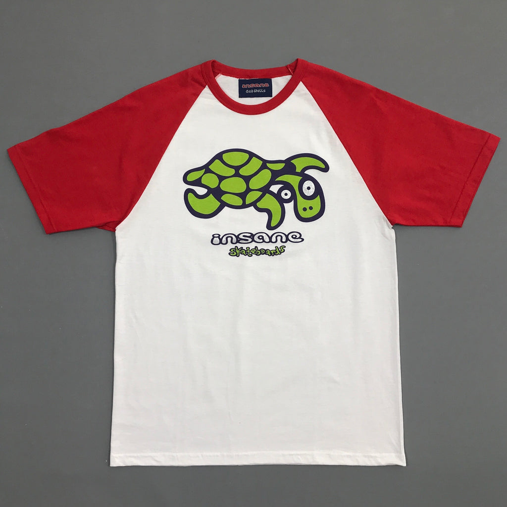 Insane Turtle Contrast Raglan T-Shirt