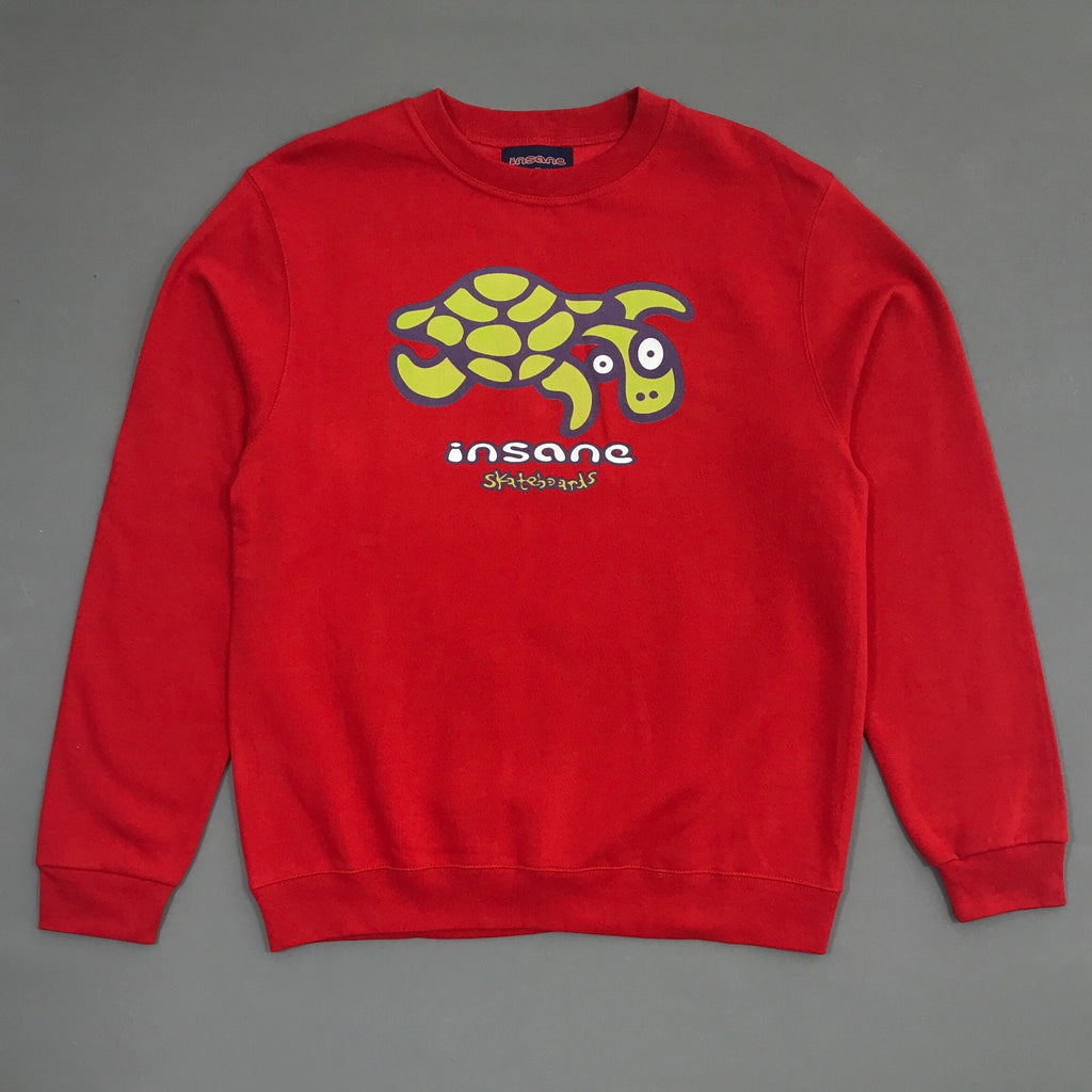 Insane Turtle Red Crew Sweat