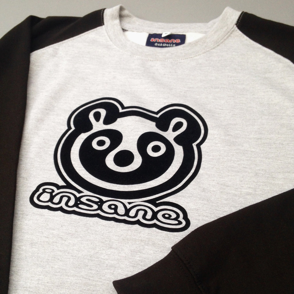 Insane Panda Head Raglan Crew Sweat