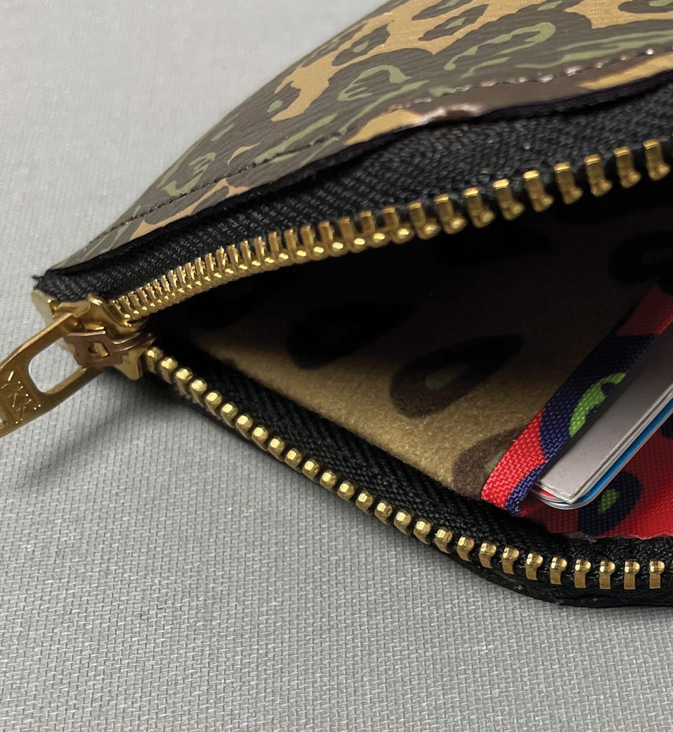 Insane Strawberry Field Camo Zip Wallet